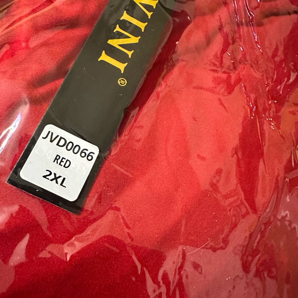 Ladies Jvini Plus size 2XL Red leggings new in plastic bag